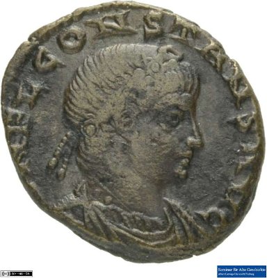 Nummus, Constans337-340 n. Chr.Antike HerrscherprägungConstans (320-350 n. Chr.)