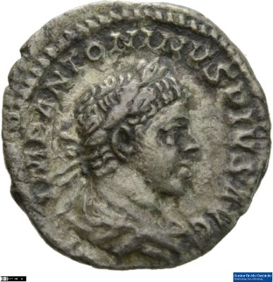 Denar (ANT), Elagabalus221 n. Chr.Antike HerrscherprägungElagabalus (um 203-222 n. Chr.)