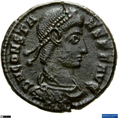 Aes 3, Constans348-350 n. Chr.Antike HerrscherprägungConstans (320-350 n. Chr.)