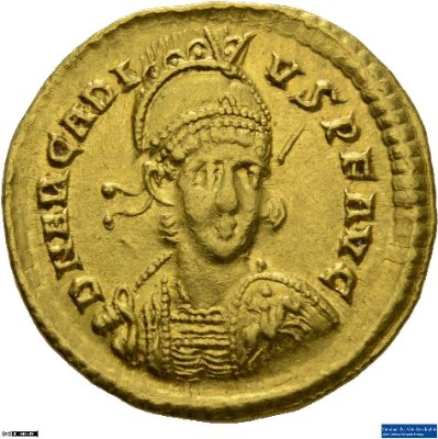 Solidus, Arcadius397-402 n. Chr.Antike HerrscherprägungArcadius (um 377-408 n. Chr.)