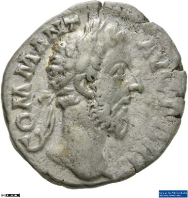 Denar (ANT), Commodus184-185 n. Chr.Antike HerrscherprägungCommodus (161-192 n. Chr.)