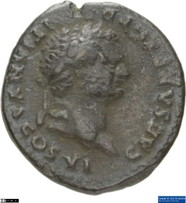 Denar (ANT), Domitianus (Caesar)79 n. Chr.Antike HerrscherprägungVespasianus (9-79 n. Chr.)
