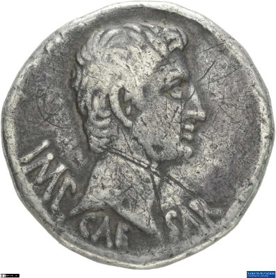 Cistophor, Augustusca. 25 v. Chr.Antike HerrscherprägungGaius Iulius Caesar (Octavianus), seit 27 v. Chr. Augustus (63 v.-14 n. Chr.)