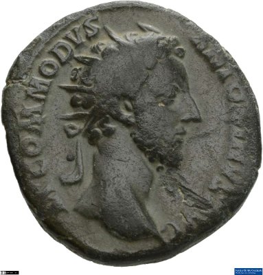 Dupondius, Commodus183 n. Chr.Antike HerrscherprägungCommodus (161-192 n. Chr.)
