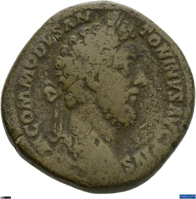 Sesterz, Commodus183-184 n. Chr.Antike HerrscherprägungCommodus (161-192 n. Chr.)