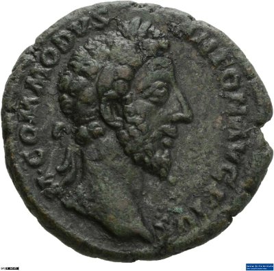As, Commodus183-184 n. Chr.Antike HerrscherprägungCommodus (161-192 n. Chr.)