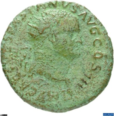 Dupondius, Vespasianus71 n. Chr.Antike HerrscherprägungVespasianus (9-79 n. Chr.)