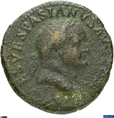 Dupondius, Vespasianus71 n. Chr.Antike HerrscherprägungVespasianus (9-79 n. Chr.)