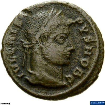 Nummus, Crispus321-324 n. Chr.Antike HerrscherprägungConstantinus I. (um 270/288-337 n. Chr.)