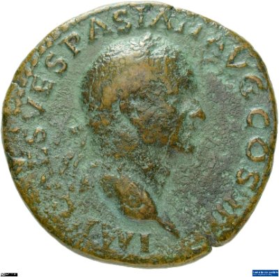 As, Vespasianus71 n. Chr.Antike HerrscherprägungVespasianus (9-79 n. Chr.)