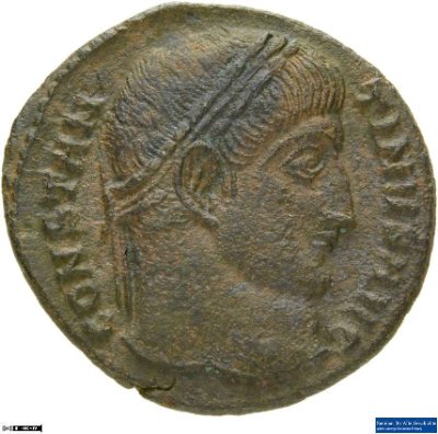 Nummus, Constantinus I.324 n. Chr.Antike HerrscherprägungConstantinus I. (um 270/288-337 n. Chr.)