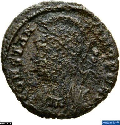 Nummus, Constantinopolis330-333 n. Chr.Antike HerrscherprägungConstantinus I. (um 270/288-337 n. Chr.)