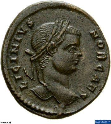Nummus, Licinius II.321 n. Chr.Antike HerrscherprägungConstantinus I. (um 270/288-337 n. Chr.)