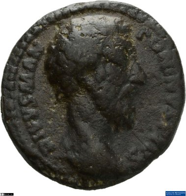 As, Divus Marcus Aurelius180 n. Chr.Antike HerrscherprägungCommodus (161-192 n. Chr.)