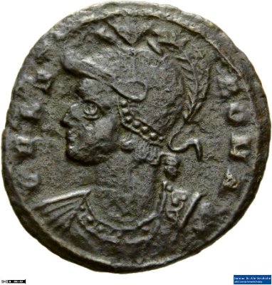 Nummus, Roma330-333 n. Chr.Antike HerrscherprägungConstantinus I. (um 270/288-337 n. Chr.)