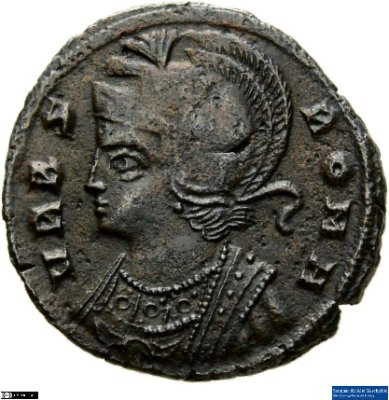 Nummus, Roma334-335 n. Chr.Antike HerrscherprägungConstantinus I. (um 270/288-337 n. Chr.)