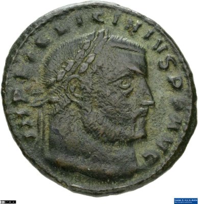 Nummus, Licinius I.316-317 n. Chr.Antike HerrscherprägungLicinius I. (um 265-325 n. Chr.)
