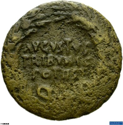 Dupondius, Augustus16 v. Chr.Antike HerrscherprägungGaius Iulius Caesar (Octavianus), seit 27 v. Chr. Augustus (63 v.-14 n. Chr.)