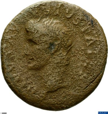 As, Divus Augustus22-30 n. Chr.Antike HerrscherprägungTiberius (42 v.-37 n. Chr.)