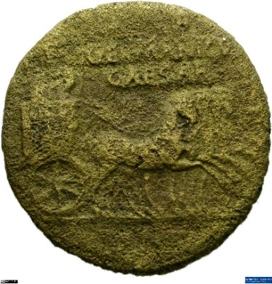 Dupondius, Germanicus37-41 n. Chr.Antike HerrscherprägungCaligula (Gaius Caesar Germanicus) (12-41 n. Chr.)