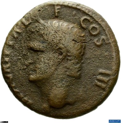 As, M. Agrippa37-41 n. Chr.Antike HerrscherprägungCaligula (Gaius Caesar Germanicus) (12-41 n. Chr.)