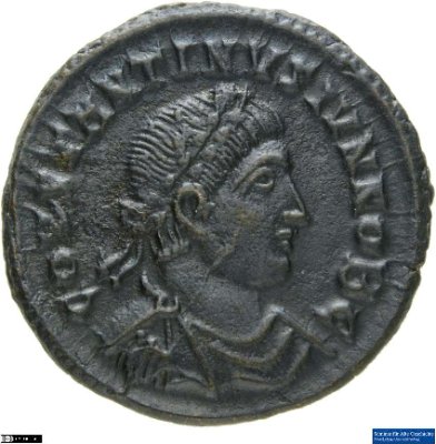 Nummus, Constantinus II.325-326 n. Chr.Antike HerrscherprägungConstantinus I. (um 270/288-337 n. Chr.)