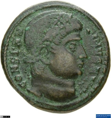 Nummus, Constantinus I.328-329 n. Chr.Antike HerrscherprägungConstantinus I. (um 270/288-337 n. Chr.)