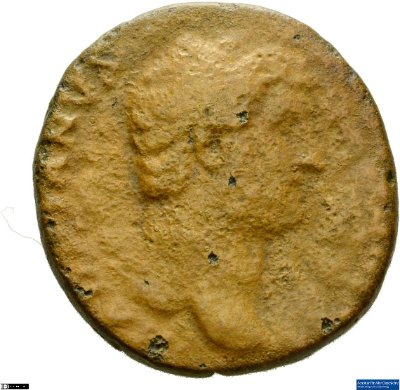 As, Hadrianus134-138 n. Chr.Antike HerrscherprägungHadrianus (76-138 n. Chr.)