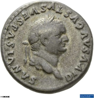 Denar (ANT), Divus Vespasianus80-81 n. Chr.Antike HerrscherprägungTitus (39-81 n. Chr.)