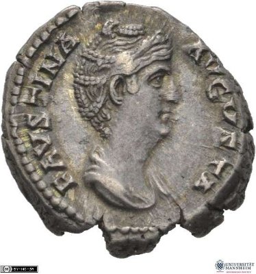 Denar (ANT), Faustina (Maior)139-141 n. Chr.Antike HerrscherprägungAntoninus Pius (86-161 n. Chr.)