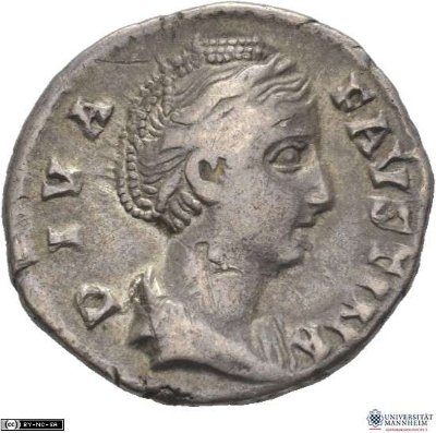 Denar (ANT), Faustina (Maior)141 n. Chr.Antike HerrscherprägungAntoninus Pius (86-161 n. Chr.)