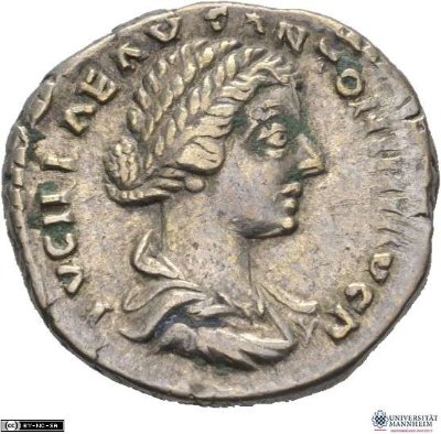 Denar (ANT), Lucilla164-180 n. Chr.Antike HerrscherprägungMarcus Aurelius (121-180 n. Chr.)