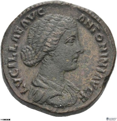 Sesterz, Lucilla164-169 n. Chr.Antike HerrscherprägungMarcus Aurelius (121-180 n. Chr.)