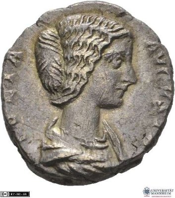 Denar (ANT), Iulia Domna196-211 n. Chr.Antike HerrscherprägungSeptimius Severus (146-211 n. Chr.)