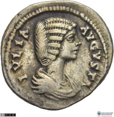 Denar (ANT), Iulia Domna196-202 n. Chr.Antike HerrscherprägungSeptimius Severus (146-211 n. Chr.)