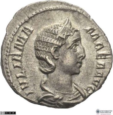 Denar (ANT), Iulia Mamaea225-235 n. Chr.Antike HerrscherprägungSeverus Alexander (208-235 n. Chr.)