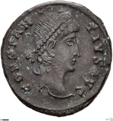 Aes 3, Constantius II.337-347 n. Chr.Antike HerrscherprägungConstantius II. (317-361 n. Chr.)