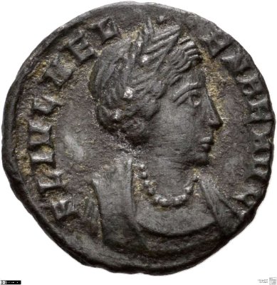 Aes 3, Helena337-340 n. Chr.Antike HerrscherprägungConstantius II. (317-361 n. Chr.)
