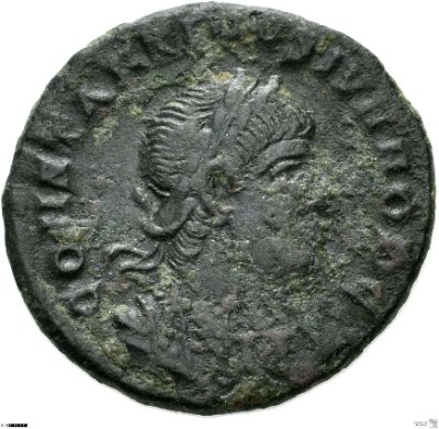 Follis (Follaro), Constantinus II.334-335 n. Chr.Antike HerrscherprägungConstantinus I. (um 270/288-337 n. Chr.)