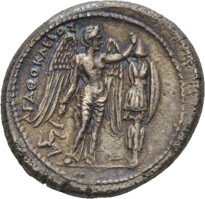 Agathokles,                            Tetradrachmon, 305 - 300 v.Chr.