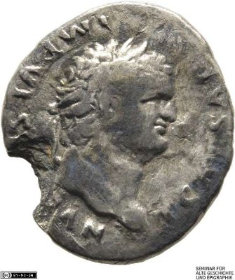 Denar (ANT), Titus75 n. Chr.Antike HerrscherprägungVespasianus (9-79 n. Chr.)