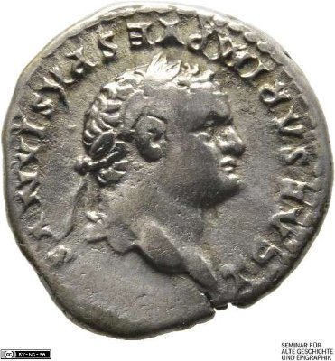 Denar (ANT), Titus79 n. Chr.Antike HerrscherprägungVespasianus (9-79 n. Chr.)