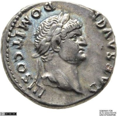 Denar (ANT), Domitian75 n. Chr.Antike HerrscherprägungVespasianus (9-79 n. Chr.)