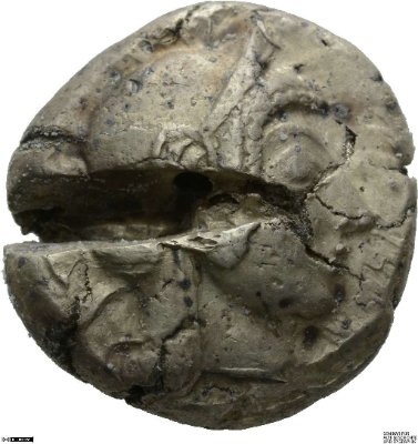 Tetradrachme, Athenca. 500/490-482 v. Chr.Stadt