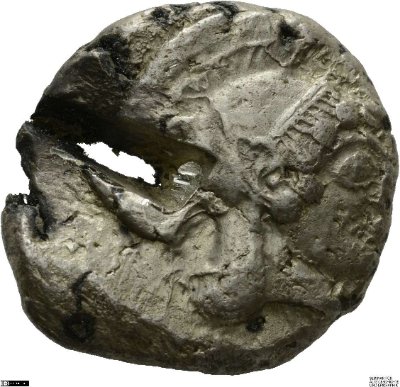 Tetradrachme, Athenca. 500/490-482 v. Chr.Stadt