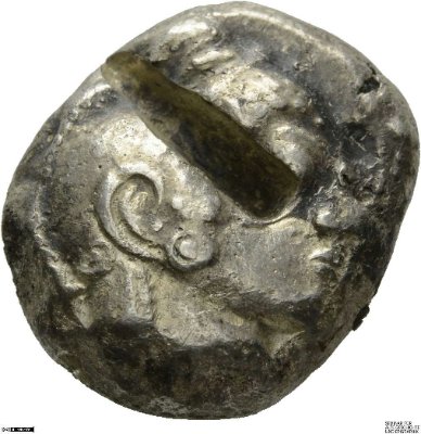 Tetradrachme, Athenca. 500/490-482 v. Chr.Stadt