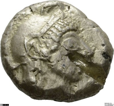 Tetradrachme, Athenca. 500/490-482 v. Chr.Stadt