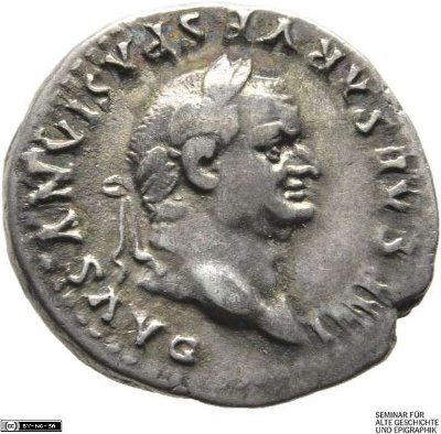Denar (ANT), Vespasian79 n. Chr.Antike HerrscherprägungVespasianus (9-79 n. Chr.)