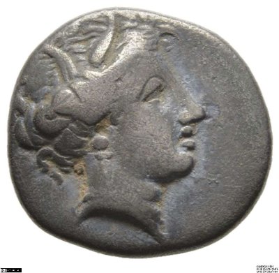 1/2 Drachme (Hemidrachme), Opuntische Lokrer369-338 v. Chr.Stadt