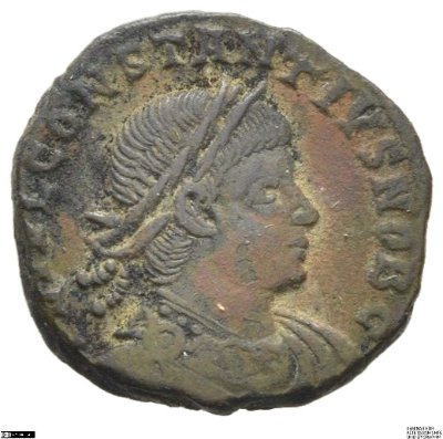 Aes 3, Constantius II.330-331 n. Chr.Antike HerrscherprägungConstantinus I. (um 270/288-337 n. Chr.)